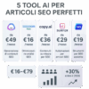 5 Tool AI per scrivere articoli SEO: crea contenuti perfetti