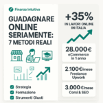Come guadagnare online seriamente: 7 metodi (No truffe!)