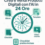 Creare Prodotti Digitali AI: Guadagna Subito in 24 Ore
